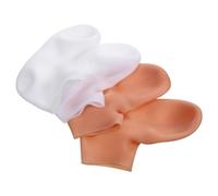 Beaupretty Lot de 2 de Chaussettes Hydratantes Élastiques pour Spa Chaussettes Exfoliantes Couvre-Pieds Réutilisables Protection des Pieds Pendant