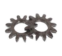 Beaupretty Lot de 2 Engrenages en Fer pour Machine à Pâtes Manuelle Accessoires Solides Garantissant un Pressage Uniforme la Pâte pour Cuisine