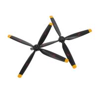 Beaupretty Lot De 2 Hélices De Queue D'Hélicoptère Rc Pièces D'Hélice pour Modèle Réduit d'avion Hélices en Plastique Pièces De Rechange Noir