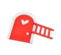 Beaupretty Lot de 2 Mini-Portes en Bois pour Maison de Poupée, Décoration Miniature Solide en Bois Naturel, Accessoires Décoratifs pour Micro-Paysage et Jardin Féérique Intérieur Extérieur