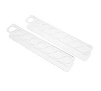 Beaupretty Lot De 2 Organiseurs De Flacons En Acrylique Pour Réfrigérateur Support Pour Peptides Étui Pour Flacons Pour Diabétiques Organiseur De Rangement Pour