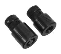 Beaupretty Lot de 2 Patins de Cric à Vis Réglables en Acier Noir, Support Spiralé 2,8t/3t pour Stabilisation et Mise à Niveau, Adaptés aux Crics Hydrauliques et Levage Industriel, Usage