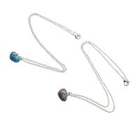 Beaupretty Lot De 2 Petits Colliers Avec Pendentif De Boîte Pour Femmes Colliers Avec Pour Mères Colliers Pour Adolescentes Collier Avec Vintage Collier Avec