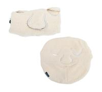 Beaupretty Lot De 2 Serviettes Épaisses En Corail Pour Masque Facial Visage, 28x30 Cm, Hydratantes Et Rafraîchissantes, Pour Femmes, Usage Spa Et Soin Du Visage, Cordon Et Ouverture