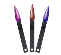 Beaupretty Lot de 2 set de sets de Plaques de Couleur en Éventail pour Manucure 40 Conseils Noirs Anneau Métallique Présentoir Pratique pour Entraînement Nail Art et Présentation Vernis à