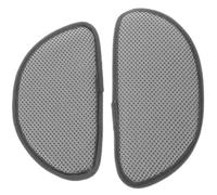 Beaupretty Lot de 2 Tapis Absorbants Gris Demi-lune pour Mini-réfrigérateur, Bacs de Récupération Anti-éclaboussures à Absorption Rapide, Tapis de Récupération D'eau pour Distributeur