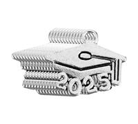 Beaupretty Lot De 20 Pendentifs De Décoration Pour Bijoux Diplôme Année 2025 Breloques Boucles D'Oreilles Chiffres Pendentifs Pour Alliage D'Argent