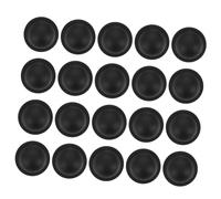 Beaupretty Lot de 20 Pieds de Support en Plastique Noir pour Valise Accessoires de Voyage Robustes Coussinets Ronds Protecteurs pour Paquet à Dos et Bagages Crampons de Remplacement