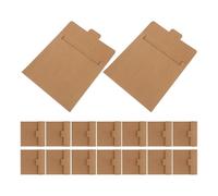 Beaupretty Lot de 20 Pochettes de Rangement Carrées en Papier Kraft Résistant Déchirure pour Scrapbooking et Voyages, Enveloppes Polyvalentes pour Cartes et Invitations