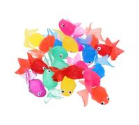 Beaupretty Lot de 20 Poissons Artificiels pour Aquarium en TPR Écologique 6,5 Cm Multicolores Décoration Tropicale Réaliste pour Aquarium D’Ornement et Aquariophiles Couleur Aléatoire