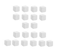 Beaupretty Lot de 24 Blocs de Calcium Minéral Blanc pour Tortues, Pierre à Broyer Naturelle pour Aquarium, Riche en Oligo-éléments, Améliore la Qualité de l'eau