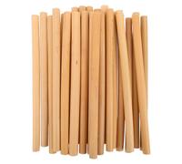 Beaupretty Lot de 24 Tubes de Bambou Naturels pour Nidification Abeilles, Recharge pour Hôtel à Insectes, Roseaux de Bambou Solide, Matériaux de Nidification Écologiques pour Jardin