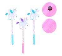 Beaupretty Lot de 3 Baguettes Licorne Lumineuses Led, Bâtonnets Magiques Multicolores en Plastique Non Toxique, Accessoires de Fête pour Soirée Fluo et Décoration Couleur Couleur Aléatoire