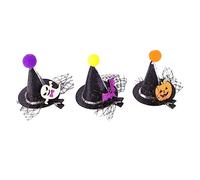 Beaupretty Lot De 3 Coiffes Dhalloween Parodique Pinces À Cheveux Élégantes Robustes Et Confortables Style Aléatoire