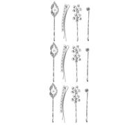 Beaupretty Lot De 3 Petites Pinces À Cheveux Fraîches Pour Femmes Avec Strass Pour Bal De Fin Dannée Réunions Entre Amis 4 Pièces X 3