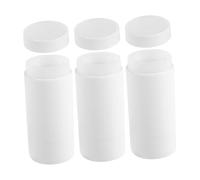 Beaupretty Lot de 3 Tubes Rechargeables 30g Format Voyage Plastique Blanc pour Déodorants en Stick Contrôle Dosage Utilisation Quotidienne