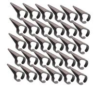 Beaupretty Lot De 30 Bagues Griffes Vintage Métal Noir, Anneaux Punk Réglables Pour Femmes, Accessoires Cosplay Et Soirée, Protection Complète Doigt, Style Gothique Et Rock