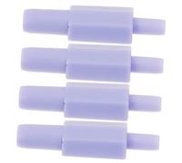 Beaupretty Lot De 4 Accessoires D'Allaitement Tuyau Tire-Lait Électrique Connecteur De Tube Raccords De Tuyauterie Raccord De Plomberie Pièces De Pompe Polypropylène Violet