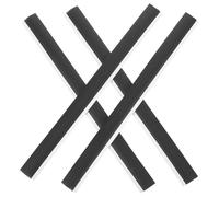 Beaupretty Lot de 4 Bandes de Caoutchouc Noir Souple 28 Cm pour Lèvre de Pelle à Poussière, Remplacement Bord en Caoutchouc, Réparation pour Nettoyage Silencieux et Maintien Sécurisé,