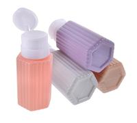 Beaupretty Lot De 4 Flacons à Pompe à Poussée 100 Ml Plastique Colorés Verrouillage Pour Dissolvant Ongles Usage Professionnel Et Voyage