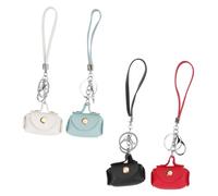 Beaupretty Lot De 4 Mini Porte-Monnaie en Cuir Synthétique PU Coloré, Porte-Monnaie à Pièces Bracelet Pratique, Petit Portefeuille pour Femme, Usage Voyage, Fête Et Shopping