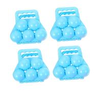 Beaupretty Lot de 4 Pinces à Neige pour Garçon et Filles d'Extérieur Hiver Clips Fabrication de Boules de Neige Plastique Sûr Couleur Aléatoire pour Jeux en Plein Air Couleur Aléatoire