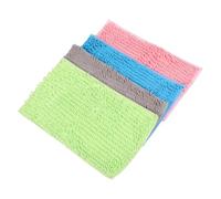 Beaupretty Lot De 4 Tapis De Cage Doux Et Lavables pour Petits Animaux Hamster Cochon d'Inde Etc en Chenille Pelucheuse