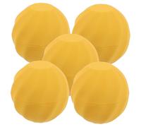 Beaupretty Lot De 5 Boîtes Sphériques À Remplissage Direct Contenants Portables En Étain Pour Brillant À Lèvres Rouge À Lèvres Isolation Jaune