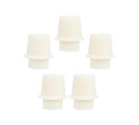 Beaupretty Lot de 5 Bouchons en Silicone Coniques pour Flacons Erlenmeyer 100 Ml, Diamètre 21-25 Mm, Bouchons de Laboratoire Étanches, Adaptés pour Tubes à Essai et Usages Scientifiques