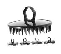 Beaupretty Lot De 5 Brosses De Lavage De Cheveux Portables Brosse De Shampoing Liquide Brosse De Nettoyage Outil De Massage Du Cuir Chevelu Brosse De Gommage Antipelliculaire Brosse De