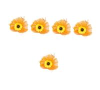 Beaupretty Lot De 5 Chapeaux Bibi En Forme De Tournesol Pour Femme Élégants Et -têtes Fleuris Pour Un Goûter Ou Un Mariage