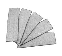 Beaupretty Lot de 5 Lingettes de Nettoyage Réutilisables en Fibre pour Balai à Franges, 12x38 Cm, Compatible Sols Humides, Lavables la Main Machine, Accessoires de Rechange pour Serpillière