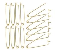 Beaupretty Lot de 50 Épingles de Sûreté en Métal Forme P 45 Mm, Base pour Insignes et Broches, Goupilles Robustes pour Bricolage, Accessoires de Bijoux et Couture, Utilisation Polyvalente