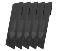 Beaupretty Lot de 6 Boîtes pour Cravates Homme en Papier Noir avec Fenêtre Transparente - Boîte D’emballage Rigide et Rectangulaire - Solution Pratique pour Rangement et Présent