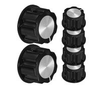 Beaupretty Lot de 6 Boutons de Réglage du Volume en Alliage D’Aluminium Diamètre 28 MM Hauteur 15 MM 6 MM Accessoires pour Guitare Électrique et Ampli Boutons de Commande Précis et