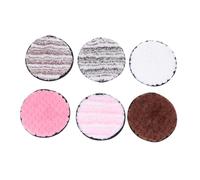 Beaupretty Lot de 6 Lingettes Démaquillantes Réutilisables, 6 Pcs, Taille Standard, Lavables et Douces, pour Femmes et Filles, Accessoires de Nettoyage Visage, Couleurs Couleur Aléatoire