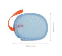 Beaupretty Lot de 6 Pochettes à Savonnette Exfoliantes en Filet Multicolores Sachets à Savonnette à Cordon Ovales Nettoyage Corporel Séchage Rapide Mousse Riche et Exfoliation Douce