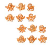 Beaupretty Lot de 60 Breloques Anges en Résine Dorée Accessoires Créatifs pour Décoration Coque de Téléphone Ornements DIY Légers et Variés pour Loisirs Manuels et Personnalisation