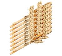 Beaupretty Lot De 8 Barrettes Décoratives Pour Cheveux En Forme De Feuille Pour Femme Style Tendance