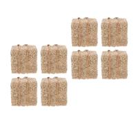 Beaupretty Lot de 8 Mini Meules de Foin Carrées 2x2x2 Cm en Fausse Paille Corde, Accessoires de Bricolage pour Décor de Ferme Miniature, Maison de Poupée, Scène et Décoration de Table