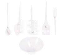 Beaupretty Lot De Peignes De Coloration Brosses à Cheveux Bol Pratique Barre De Mélange Pour Coiffure à Domicile