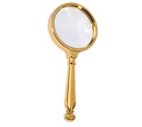 Beaupretty Loupe Portative Rétro Style Dorée 10x Grossissement en Matériau Composite pour Accessoires Bijoux et Photographie de Bijoux