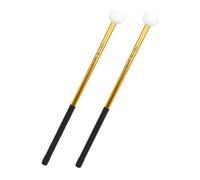Beaupretty Maillets de Percussion Alliage avec Tête Feutre Baguettes Durables Double Usage pour Timbales et Tambours de Scène Accessoires Pratiques pour Performance Musicale