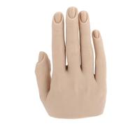 Beaupretty Main Entraînement Silicone Flexible Pour Pratique Des Ongles Modèle Réaliste Pour Nail Art Parfait Pour Débutants Et Artistes Pratique Et Portable Pour Partage Entre Et Salon