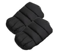 Beaupretty Manchons Coupe pour Poussette Mitaines d'hiver en Peluche Noire Protection Mains Résistante au Froid Adaptées Guidon Poussette Accessoire Bébé Hiver Extérieur