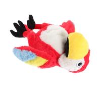 Beaupretty Marionnette à Main D'oiseau en Peluche Perroquet Garçon Et Filles Taille Unique Jouet Interactif Éducatif Éveil Parent-garçon Et Filles Jeu De Rôle