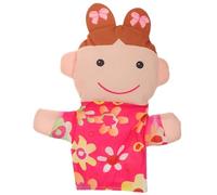 Beaupretty Marionnette à Main Famille pour Tout-Petits 2-4 Ans, Peluche Douce Taille Unique, Marionnette Éducative Interactive pour Conte et Jeu, Présent Anniversaire Garçon et Filles Fille