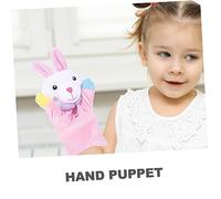 Beaupretty Marionnette à Main Forme Lapin Jouet Animation Théâtre Garçon Fille Animaux Main pour Garçon Fille Et Tout-Petits