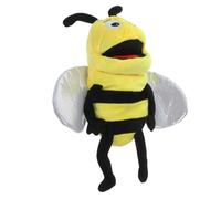 Beaupretty Marionnette Main Peluche Abeille Douce et Interactive pour Garçon Fille Pédagogique pour Conte et Jeu Accessoire Performance Prop Cadeau Anniversaire Garçon Fille