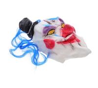 Beaupretty Masque de Clown Adulte Latex et Portable Accessoire pour Fête Halloween Carnaval et Cosplay Réutilisable avec Design Unique Bleu Nez Chapeau Noir